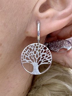 *Серьги Глиттер Дерево Жизни арт. XOR00083-Rd вес 3,3 г - фото 269476 *Серьги Глиттер Дерево Жизни арт. XOR00083-Rd вес 3,3 г - фото 269476