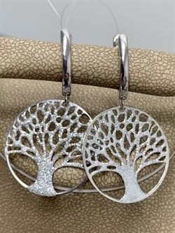 *Серьги Глиттер Дерево Жизни арт. XOR00083-Rd вес 3,3 г - фото 269477 *Серьги Глиттер Дерево Жизни арт. XOR00083-Rd вес 3,3 г - фото 269477