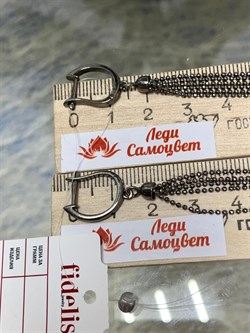 *Серьги Перлина арт. XOR01142-14-Rt-7,89 вес около 7,89 г - фото 269640 *Серьги Перлина арт. XOR01142-14-Rt-7,89 вес около 7,89 г - фото 269640