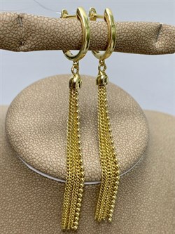 *Серьги Перлина арт. XOR01146-Y-167 вес 5,04 г - фото 269738 *Серьги Перлина арт. XOR01146-Y-167 вес 5,04 г - фото 269738