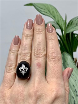 *Кольцо р.16,5 Дымчатый Кварц арт. NS-R00684-X-W-BR-X-X-539 вес 8,1 г - фото 269780 *Кольцо р.16,5 Дымчатый Кварц арт. NS-R00684-X-W-BR-X-X-539 вес 8,1 г - фото 269780