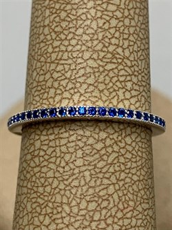 *Кольцо р.18  Синяя Шпинель синт арт. SL-R01311-X-W-X-X-SAP-742 вес 1,4 г - фото 270010 *Кольцо р.18  Синяя Шпинель синт арт. SL-R01311-X-W-X-X-SAP-742 вес 1,4 г - фото 270010