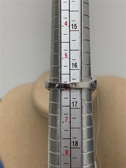 *Кольцо р.16 Дымчатый Кварц арт. MP-R00144-X-W-B-X-W 16-825 вес 7,3 г - фото 270059