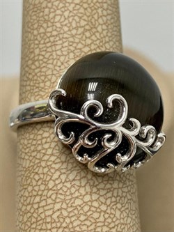 *Кольцо р.18 иск Кошачий Глаз арт. 5SR000738C-625 вес 7,3 г - фото 270095 *Кольцо р.18 иск Кошачий Глаз арт. 5SR000738C-625 вес 7,3 г - фото 270095