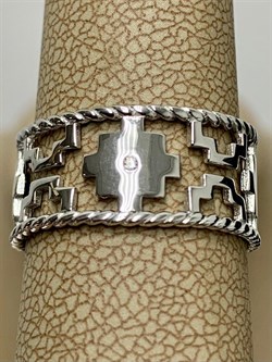 *Кольцо р.18  Белый Фианит арт. CZ-R01558-X-W-W-X-X-062 вес 3 г - фото 270149