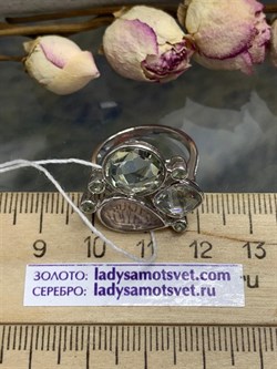 *Кольцо р.17 Празиолит арт. AS-R01193-X-W-MLB-X-W-632 вес 5,3 г - фото 270186 *Кольцо р.17 Празиолит арт. AS-R01193-X-W-MLB-X-W-632 вес 5,3 г - фото 270186