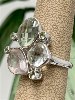 *Кольцо р.16 Празиолит арт. AS-R01193-X-W-MLB-X-W-649 вес 5,3 г - фото 270195 *Кольцо р.16 Празиолит арт. AS-R01193-X-W-MLB-X-W-649 вес 5,3 г - фото 270195