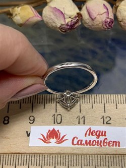 *Кольцо р.18 Празиолит синт арт. SS-R02433-X-W-S-X-X вес 1,7 г - фото 270206 *Кольцо р.18 Празиолит синт арт. SS-R02433-X-W-S-X-X вес 1,7 г - фото 270206