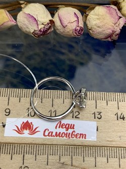 *Кольцо р.18 Празиолит синт арт. SS-R02433-X-W-S-X-X вес 1,7 г - фото 270208 *Кольцо р.18 Празиолит синт арт. SS-R02433-X-W-S-X-X вес 1,7 г - фото 270208