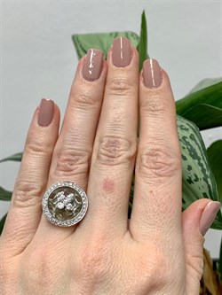 *Кольцо р.16 Празиолит арт. AS-R06283-X-W-S-X-W-197 вес 4,7 г - фото 270231 *Кольцо р.16 Празиолит арт. AS-R06283-X-W-S-X-W-197 вес 4,7 г - фото 270231