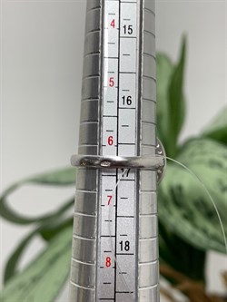 *Кольцо р.16,5 Празиолит арт. AS-R06283-X-W-S-X-W-103 вес 4,8 г - фото 270238