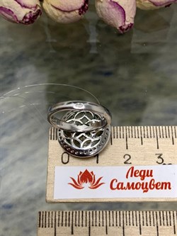 *Кольцо р.16,5 Празиолит арт. AS-R06283-X-W-S-X-W-103 вес 4,8 г - фото 270243