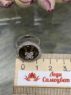 *Кольцо р.16,5 Дымчатый Кварц арт. AS-R06283-X-W-BR-X-W-234 вес 4,7 г - фото 270272 *Кольцо р.16,5 Дымчатый Кварц арт. AS-R06283-X-W-BR-X-W-234 вес 4,7 г - фото 270272