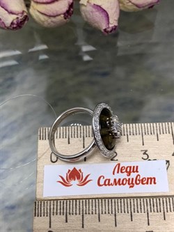 *Кольцо р.17 Дымчатый Кварц арт. AS-R06283-X-W-BR-X-W-227 вес 4,6 г - фото 270281 *Кольцо р.17 Дымчатый Кварц арт. AS-R06283-X-W-BR-X-W-227 вес 4,6 г - фото 270281
