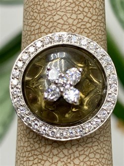 *Кольцо р.17 Дымчатый Кварц арт. AS-R06283-X-W-BR-X-W-227 вес 4,6 г - фото 270286 *Кольцо р.17 Дымчатый Кварц арт. AS-R06283-X-W-BR-X-W-227 вес 4,6 г - фото 270286