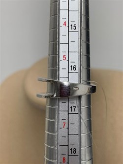 *Кольцо р.16,5 Голубой Топаз иск арт. CZ-R00282-X-W-BU-X-W-089 вес 7 г - фото 270308