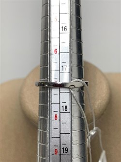 *Кольцо р.17,5 Белый Агат Оникс арт. NS-R000676-X-W-W-X-W-464 вес 5 г - фото 270354