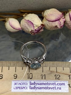 *Кольцо р.16 Голубой Топаз Сапфир арт. RB-R00387-X-W-BU-X-BL-270 вес 2,9 г - фото 270426 *Кольцо р.16 Голубой Топаз Сапфир арт. RB-R00387-X-W-BU-X-BL-270 вес 2,9 г - фото 270426