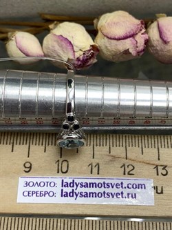 *Кольцо р.17 Голубой Топаз Сапфир арт. RB-R00387-X-W-BU-X-BL-393 вес 2,9 г - фото 270442