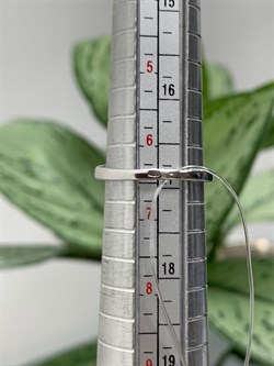 *Кольцо р.17 Голубой Топаз Сапфир арт. RB-R00387-X-W-BU-X-BL-393 вес 2,9 г - фото 270448