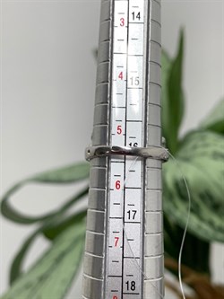 *Кольцо р.16 Дымчатый Кварц Раухтопаз арт. NS-R00764-X-W-BR-X-X-621 вес 6.2 г - фото 270475