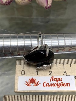 *Кольцо р.16 Дымчатый Кварц Раухтопаз арт. NS-R00764-X-W-BR-X-X-621 вес 6.2 г - фото 270476