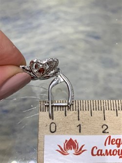 *Серьги Фианит Микс арт. AS-E00075-X-W-R-X-W-358 вес 6,1 г - фото 270562