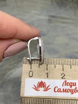 *Серьги Белый Фианит Микро Вставки арт. MP-E00060-X-W-X-X-W-051 вес 3,53 г - фото 270632 *Серьги Белый Фианит Микро Вставки арт. MP-E00060-X-W-X-X-W-051 вес 3,53 г - фото 270632