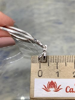 *Подвеска Белый Фианит арт. MP-P00001-X-W-X-X-W-873 вес 3,69 г - фото 270638 *Подвеска Белый Фианит арт. MP-P00001-X-W-X-X-W-873 вес 3,69 г - фото 270638