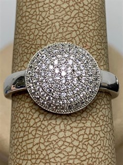 *Кольцо р.18,5 Белый Фианит арт. MP-R10075-X-W-X-X-W-409 вес 3,90 г - фото 270644