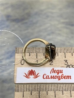 *Кольцо р.16,5 Дымчатый Кварц Раухтопаз арт. AS-R00462-X-G-BR-X-W-755 вес 3,9 г - фото 270657 *Кольцо р.16,5 Дымчатый Кварц Раухтопаз арт. AS-R00462-X-G-BR-X-W-755 вес 3,9 г - фото 270657