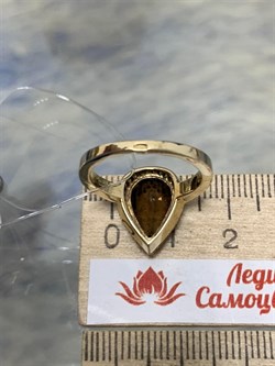 *Кольцо р.16,5 Дымчатый Кварц Раухтопаз арт. AS-R00462-X-G-BR-X-W-755 вес 3,9 г - фото 270659 *Кольцо р.16,5 Дымчатый Кварц Раухтопаз арт. AS-R00462-X-G-BR-X-W-755 вес 3,9 г - фото 270659