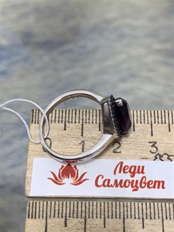 *Кольцо р.18,5 Аметист арт. AS-R00462-X-W-Pur-X-BL-796 вес 3,96 г - фото 270667 *Кольцо р.18,5 Аметист арт. AS-R00462-X-W-Pur-X-BL-796 вес 3,96 г - фото 270667