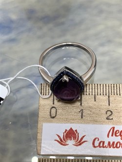 *Кольцо р.18,5 Аметист арт. AS-R00462-X-W-Pur-X-BL-796 вес 3,96 г - фото 270668 *Кольцо р.18,5 Аметист арт. AS-R00462-X-W-Pur-X-BL-796 вес 3,96 г - фото 270668