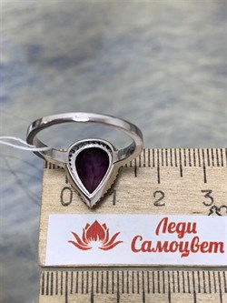 *Кольцо р.18,5 Аметист арт. AS-R00462-X-W-Pur-X-BL-796 вес 3,96 г - фото 270669 *Кольцо р.18,5 Аметист арт. AS-R00462-X-W-Pur-X-BL-796 вес 3,96 г - фото 270669