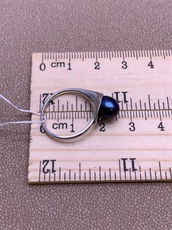 *Кольцо р.17 Черный Жемчуг д.7*7,5мм арт. 11400676.0.d-310 Вес 2,64 г - фото 270673 *Кольцо р.17 Черный Жемчуг д.7*7,5мм арт. 11400676.0.d-310 Вес 2,64 г - фото 270673