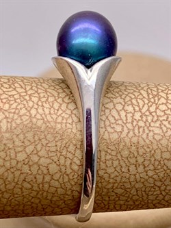 *Кольцо р.17 Черный Жемчуг д.7*7,5мм арт. 11400676.0.d-310 Вес 2,64 г - фото 270677 *Кольцо р.17 Черный Жемчуг д.7*7,5мм арт. 11400676.0.d-310 Вес 2,64 г - фото 270677