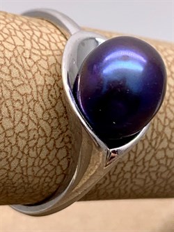 *Кольцо р.17 Черный Жемчуг д.7*7,5мм арт. 11400676.0.d-310 Вес 2,64 г - фото 270678 *Кольцо р.17 Черный Жемчуг д.7*7,5мм арт. 11400676.0.d-310 Вес 2,64 г - фото 270678