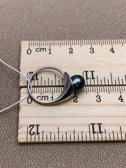 *Кольцо р.15,5 Черный Жемчуг д.7*7,5мм арт. 11400676.0.d-297 Вес 2,48 г - фото 270682 *Кольцо р.15,5 Черный Жемчуг д.7*7,5мм арт. 11400676.0.d-297 Вес 2,48 г - фото 270682