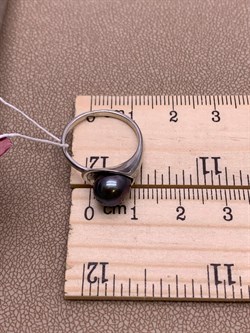 *Кольцо р.16,5 Черный Жемчуг д.7*7,5мм арт. 11400676.0.d-372 Вес 2,54 г - фото 270691 *Кольцо р.16,5 Черный Жемчуг д.7*7,5мм арт. 11400676.0.d-372 Вес 2,54 г - фото 270691