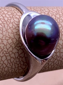 *Кольцо р.16,5 Черный Жемчуг д.7*7,5мм арт. 11400676.0.d-372 Вес 2,54 г - фото 270694 *Кольцо р.16,5 Черный Жемчуг д.7*7,5мм арт. 11400676.0.d-372 Вес 2,54 г - фото 270694