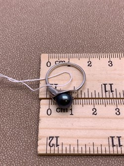 *Кольцо р.16 Черный Жемчуг д.7*7,5мм арт. 11400676.0.d-334 Вес 2,41 г - фото 270709 *Кольцо р.16 Черный Жемчуг д.7*7,5мм арт. 11400676.0.d-334 Вес 2,41 г - фото 270709