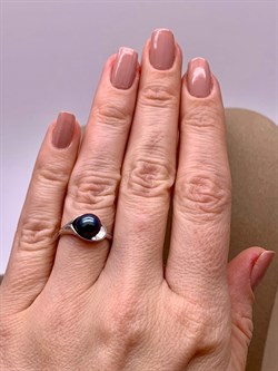 *Кольцо р.16 Черный Жемчуг д.7*7,5мм арт. 11400676.0.d-334 Вес 2,41 г - фото 270710 *Кольцо р.16 Черный Жемчуг д.7*7,5мм арт. 11400676.0.d-334 Вес 2,41 г - фото 270710