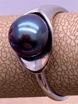 *Кольцо р.16 Черный Жемчуг д.7*7,5мм арт. 11400676.0.d-334 Вес 2,41 г - фото 270713 *Кольцо р.16 Черный Жемчуг д.7*7,5мм арт. 11400676.0.d-334 Вес 2,41 г - фото 270713