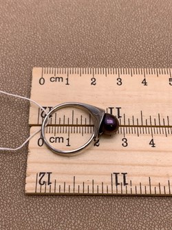 *Кольцо р.18 Черный Жемчуг д.7*7,5мм арт. 11400676.0.d-280 Вес 2,57 г - фото 270717 *Кольцо р.18 Черный Жемчуг д.7*7,5мм арт. 11400676.0.d-280 Вес 2,57 г - фото 270717