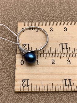 *Кольцо р.19 Черный Жемчуг д.7*7,5мм арт. 11400676.0.d-389 Вес 2,71 г - фото 270727 *Кольцо р.19 Черный Жемчуг д.7*7,5мм арт. 11400676.0.d-389 Вес 2,71 г - фото 270727