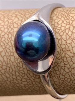 *Кольцо р.19 Черный Жемчуг д.7*7,5мм арт. 11400676.0.d-389 Вес 2,71 г - фото 270731 *Кольцо р.19 Черный Жемчуг д.7*7,5мм арт. 11400676.0.d-389 Вес 2,71 г - фото 270731