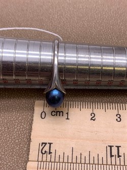 *Кольцо р.19 Черный Жемчуг д.7*7,5мм арт. 11400676.0.d-389 Вес 2,71 г - фото 270733 *Кольцо р.19 Черный Жемчуг д.7*7,5мм арт. 11400676.0.d-389 Вес 2,71 г - фото 270733