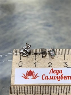 *Пусеты Белый Фианит арт. HL-E31E12W12-X-W-W-X-X-151 вес 1 г - фото 270860 *Пусеты Белый Фианит арт. HL-E31E12W12-X-W-W-X-X-151 вес 1 г - фото 270860