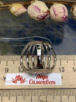 *Кольцо р.18 Белый Фианит Микро Вставки арт. MP-R00429-X-W-X-X-W вес 6,6 г - фото 270873 *Кольцо р.18 Белый Фианит Микро Вставки арт. MP-R00429-X-W-X-X-W вес 6,6 г - фото 270873